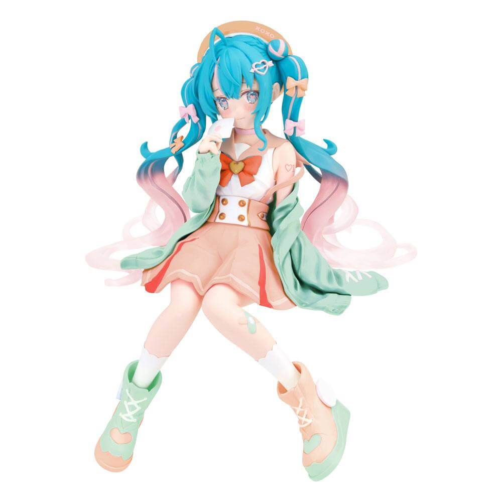 Hatsune Miku Noodle Stopper PVC Statue Hatsune Miku / Love Sailor Citrus Cream Ver. 14cm - Scale Statue - Furyu - Hobby Figures UK