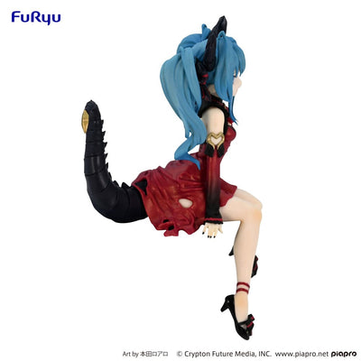 Hatsune Miku Noodle Stopper PVC Statue Hatsune Miku Villain Red Color ver. 16cm - Scale Statue - Furyu - Hobby Figures UK