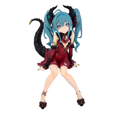 Hatsune Miku Noodle Stopper PVC Statue Hatsune Miku Villain Red Color ver. 16cm - Scale Statue - Furyu - Hobby Figures UK