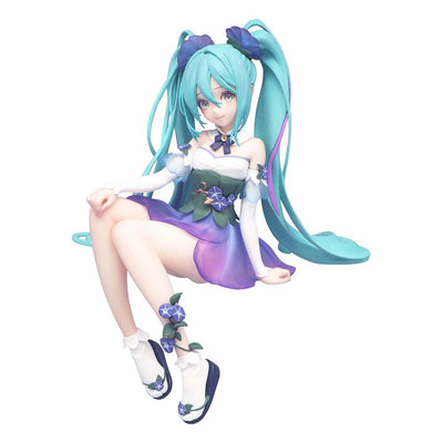 Hatsune Miku Noodle Stopper PVC Statue Miku Flower Fairy Morning Glory 14cm - Scale Statue - Furyu - Hobby Figures UK