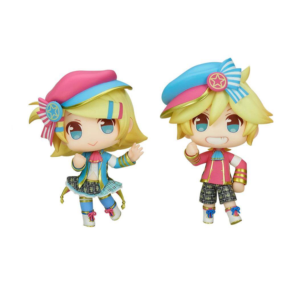 Hatsune Miku PVC Statues Kagamine Rin & Kagamine Len 10cm - Mini Figures - Emon Toys - Hobby Figures UK