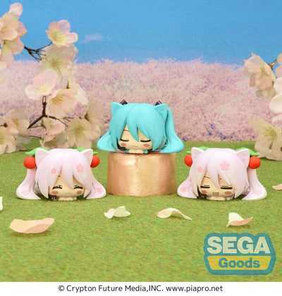 Hatsune Miku Series Ohiruneko PM PVC Statue Sakura Miku 2023 5cm - Mini Figures - Sega - Hobby Figures UK