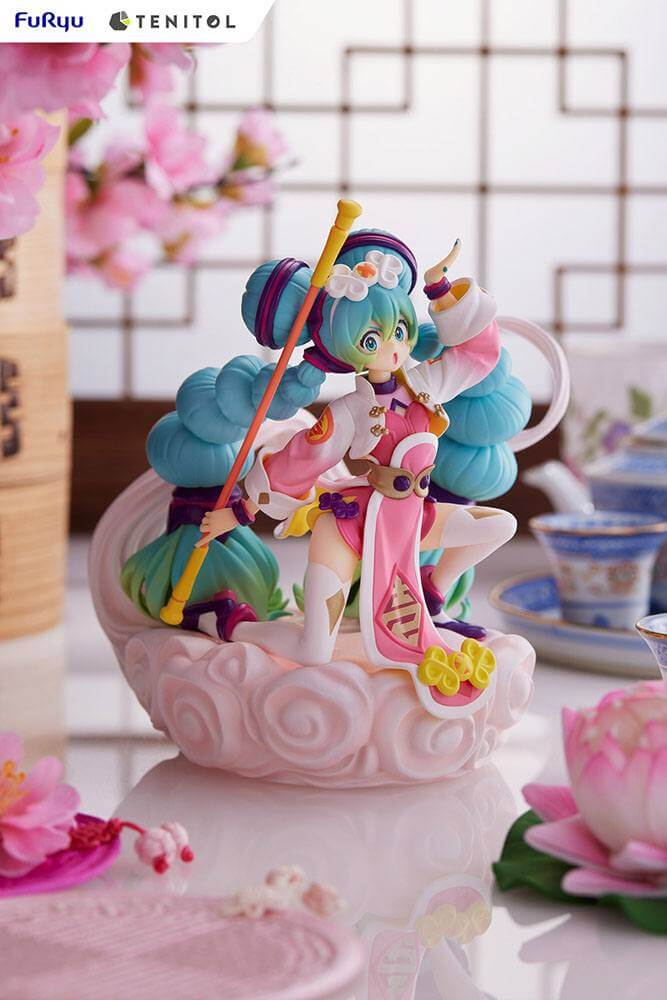 Hatsune Miku Tenitol PVC Statue Hatsune Miku China Ver. 14cm - Scale Statue - Furyu - Hobby Figures UK