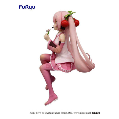 Hatsune Miku Noodle Stopper PVC Statue Sakura Miku 2022 Ver. 14cm - Scale Statue - Furyu - Hobby Figures UK