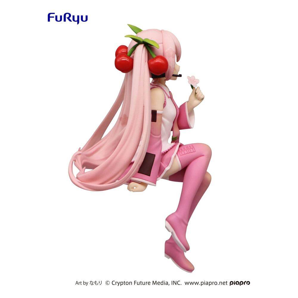 Hatsune Miku Noodle Stopper PVC Statue Sakura Miku 2022 Ver. 14cm - Scale Statue - Furyu - Hobby Figures UK