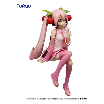 Hatsune Miku Noodle Stopper PVC Statue Sakura Miku 2022 Ver. 14cm - Scale Statue - Furyu - Hobby Figures UK