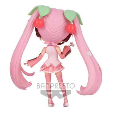 Hatsune Miku Q Posket Mini Figure Sakura Miku Ver. B 14cm - Mini Figures - Banpresto - Hobby Figures UK