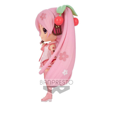 Hatsune Miku Q Posket Mini Figure Sakura Miku Ver. B 14cm - Mini Figures - Banpresto - Hobby Figures UK