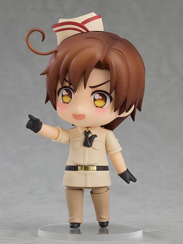 Hetalia World Stars Nendoroid Figure Romano 10cm - Mini Figures - Orange Rouge - Hobby Figures UK