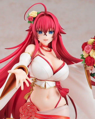 High School DxD Hero PVC Statue 1/7 Rias Gremory: Pure White Bikini Ver. 25cm - Scale Statue - Kadokawa - Hobby Figures UK