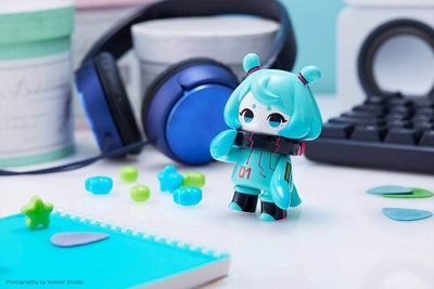 Hinomoto Heavy Industries Action Figure Ocean Exploration Robot Denshitako No. 3 Hatsune Miku Colour Ver. 9cm - Action Figures - Kotobukiya - Hobby Figures UK