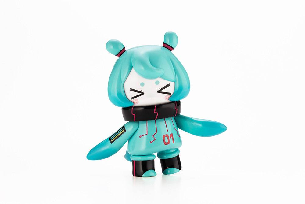 Hinomoto Heavy Industries Action Figure Ocean Exploration Robot Denshitako No. 3 Hatsune Miku Colour Ver. 9cm - Action Figures - Kotobukiya - Hobby Figures UK