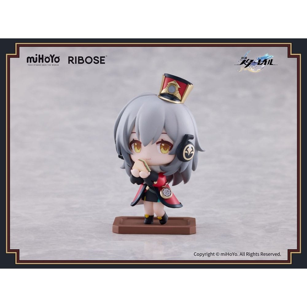 Honkai: Star Rail Welcome to Train Tea Party Chibi Figur Trailblazer (Female) 8cm