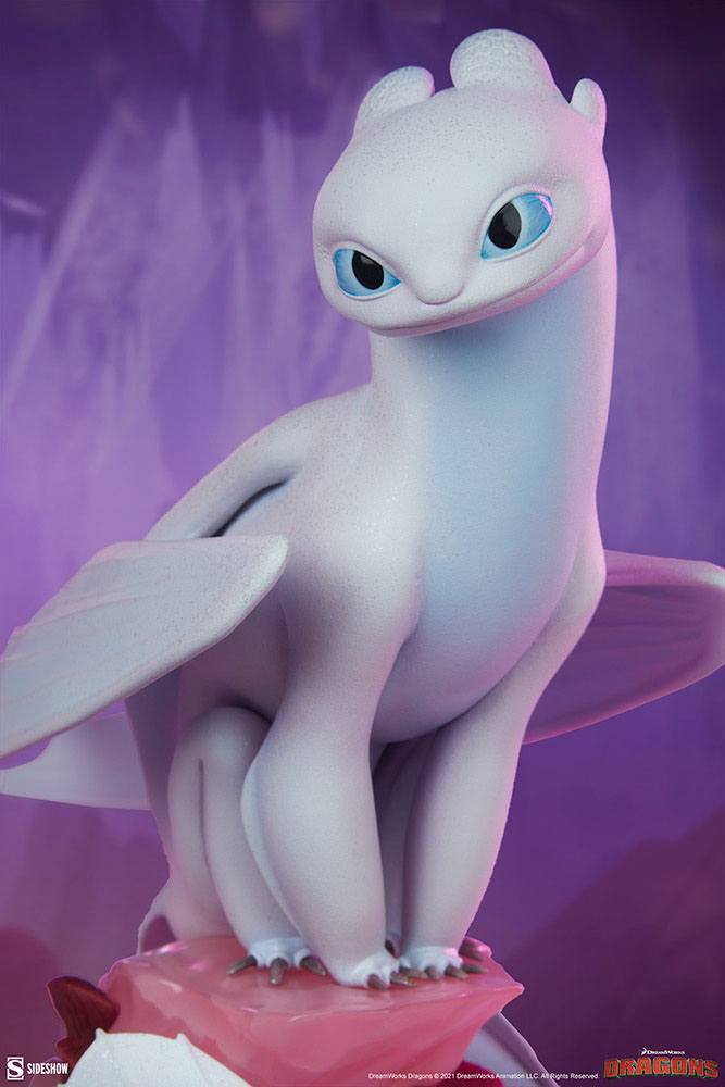 How To Train Your Dragon Statue Light Fury 26cm - Scale Statue - Sideshow Collectibles - Hobby Figures UK