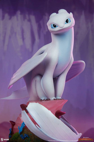 How To Train Your Dragon Statue Light Fury 26cm - Scale Statue - Sideshow Collectibles - Hobby Figures UK