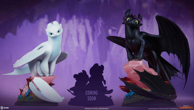 How To Train Your Dragon Statue Light Fury 26cm - Scale Statue - Sideshow Collectibles - Hobby Figures UK
