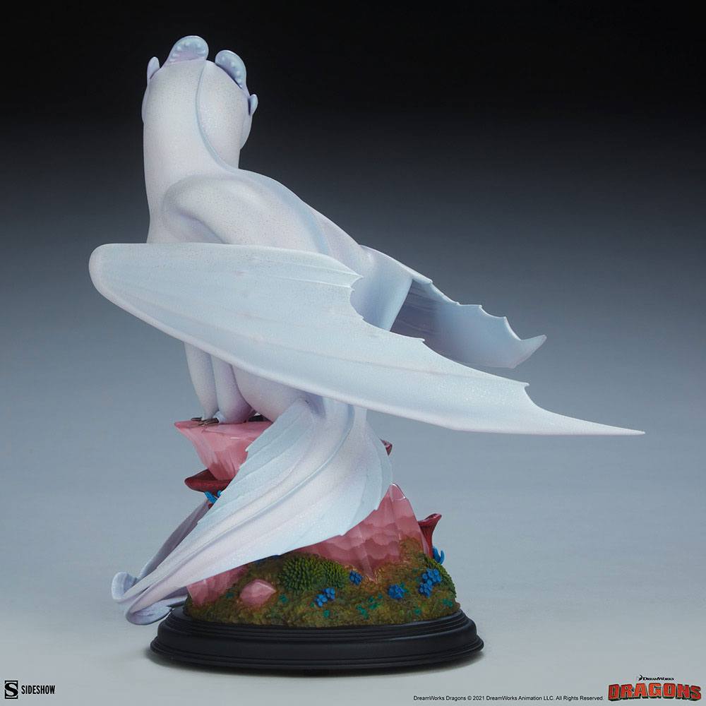How To Train Your Dragon Statue Light Fury 26cm - Scale Statue - Sideshow Collectibles - Hobby Figures UK