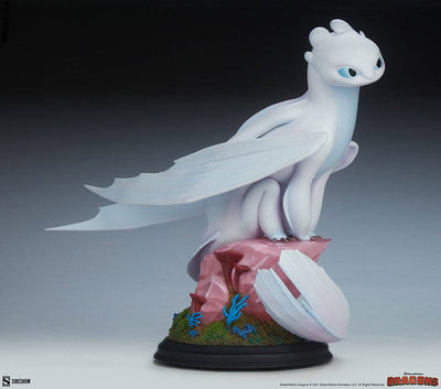How To Train Your Dragon Statue Light Fury 26cm - Scale Statue - Sideshow Collectibles - Hobby Figures UK