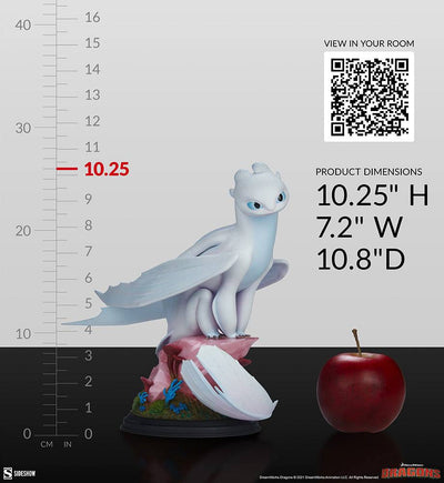 How To Train Your Dragon Statue Light Fury 26cm - Scale Statue - Sideshow Collectibles - Hobby Figures UK
