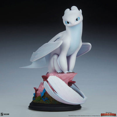 How To Train Your Dragon Statue Light Fury 26cm - Scale Statue - Sideshow Collectibles - Hobby Figures UK