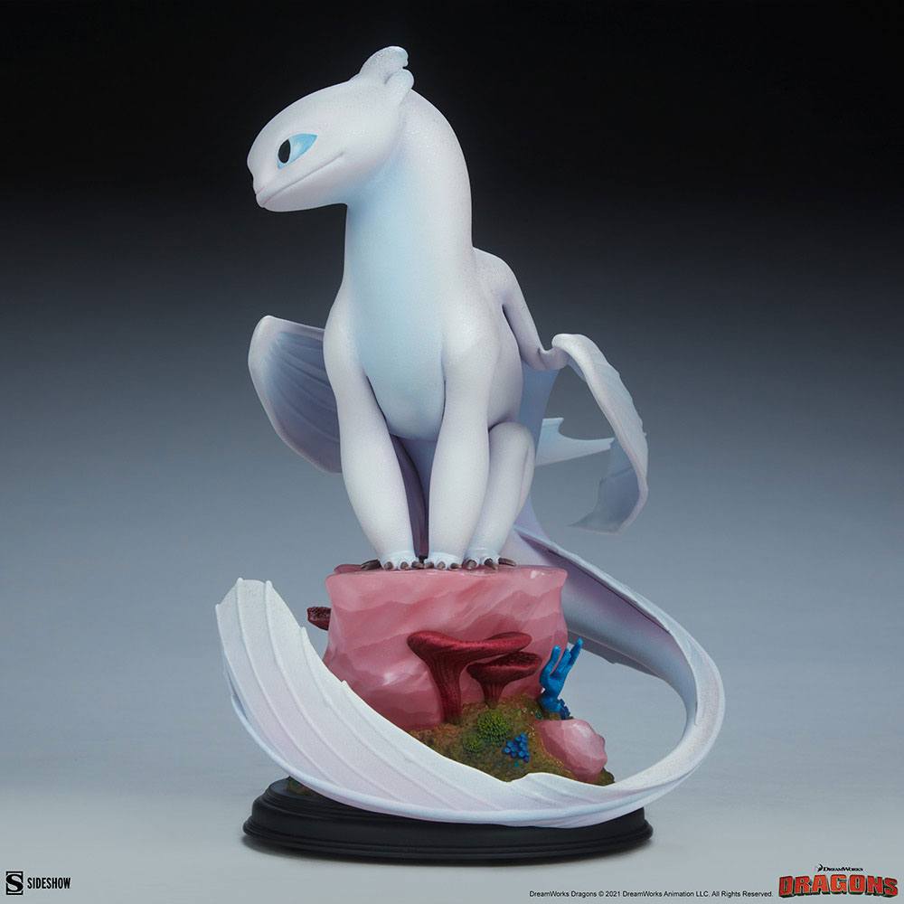 How To Train Your Dragon Statue Light Fury 26cm - Scale Statue - Sideshow Collectibles - Hobby Figures UK
