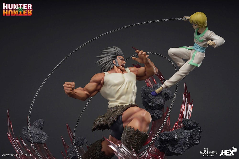 Hunter x Hunter Elite Dynamic Statue 1/6 Kurapika Vs Uvogin 61cm - Scale Statue - HEX Collectibles - Hobby Figures UK