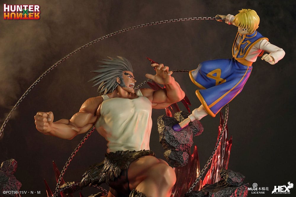 Hunter x Hunter Elite Dynamic Statue 1/6 Kurapika Vs Uvogin 61cm - Scale Statue - HEX Collectibles - Hobby Figures UK