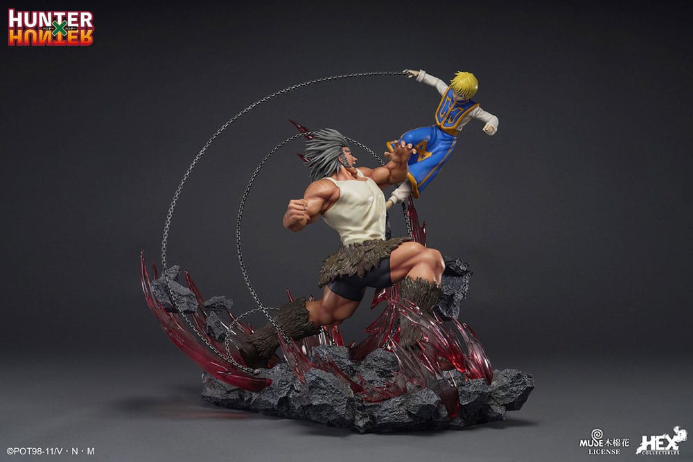 Hunter x Hunter Elite Dynamic Statue 1/6 Kurapika Vs Uvogin 61cm - Scale Statue - HEX Collectibles - Hobby Figures UK