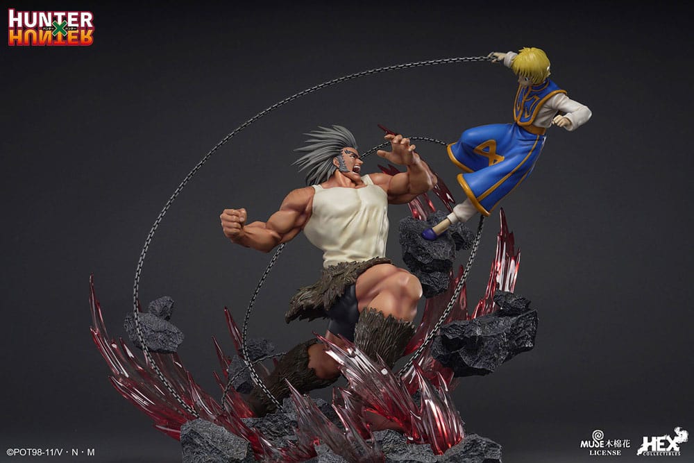 Hunter x Hunter Elite Dynamic Statue 1/6 Kurapika Vs Uvogin 61cm - Scale Statue - HEX Collectibles - Hobby Figures UK