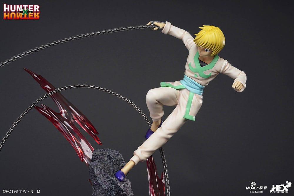 Hunter x Hunter Elite Dynamic Statue 1/6 Kurapika Vs Uvogin 61cm - Scale Statue - HEX Collectibles - Hobby Figures UK