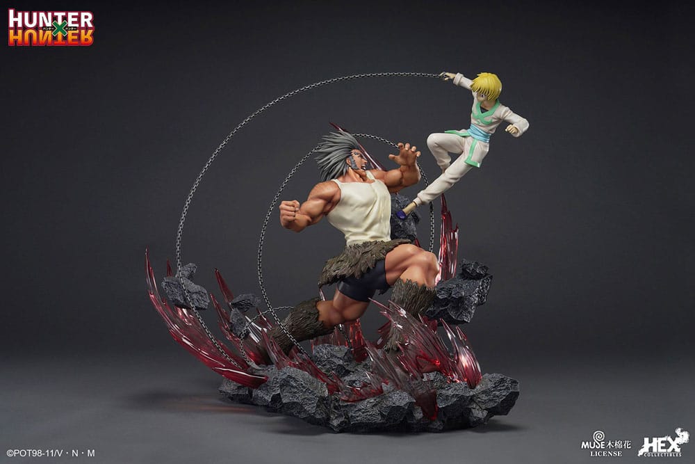 Hunter x Hunter Elite Dynamic Statue 1/6 Kurapika Vs Uvogin 61cm - Scale Statue - HEX Collectibles - Hobby Figures UK
