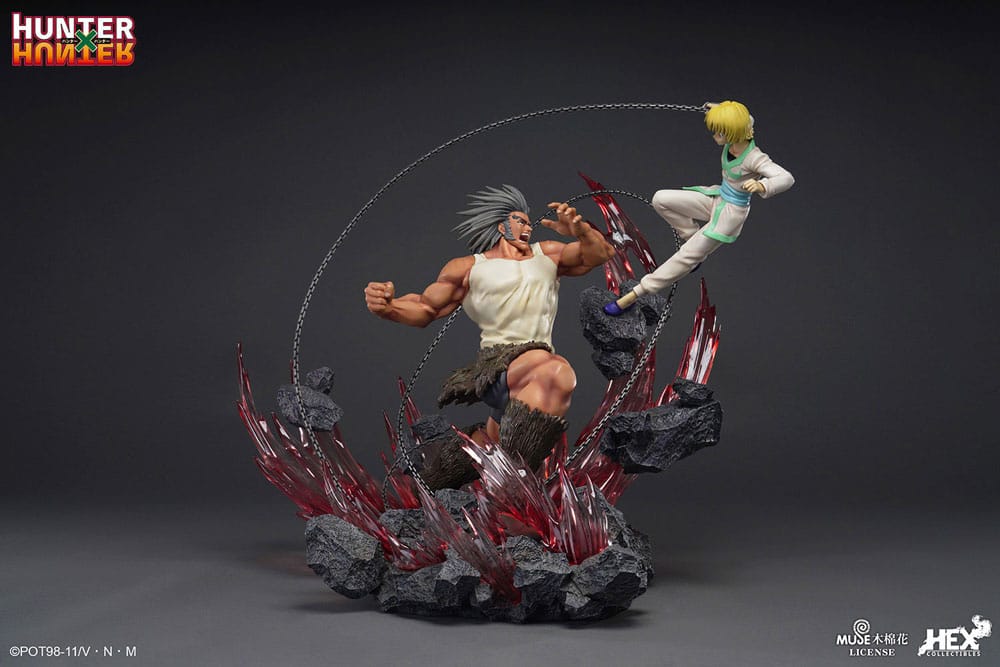 Hunter x Hunter Elite Dynamic Statue 1/6 Kurapika Vs Uvogin 61cm - Scale Statue - HEX Collectibles - Hobby Figures UK