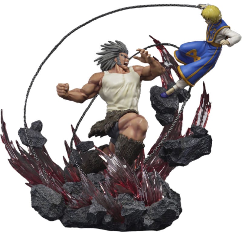 Hunter x Hunter Elite Dynamic Statue 1/6 Kurapika Vs Uvogin 61cm - Scale Statue - HEX Collectibles - Hobby Figures UK