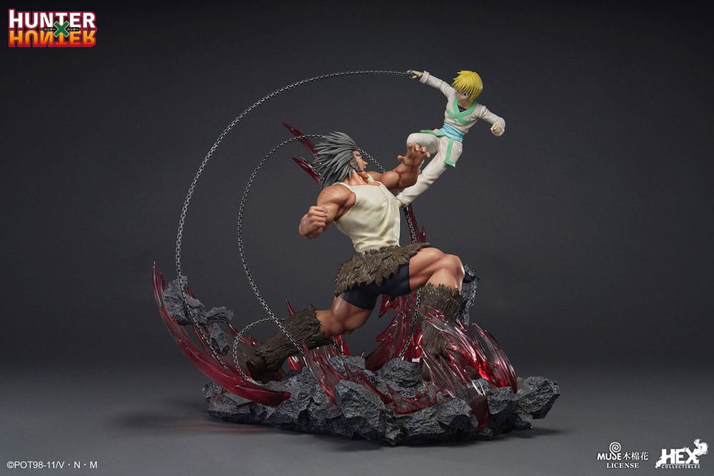 Hunter x Hunter Elite Dynamic Statue 1/6 Kurapika Vs Uvogin 61cm - Scale Statue - HEX Collectibles - Hobby Figures UK