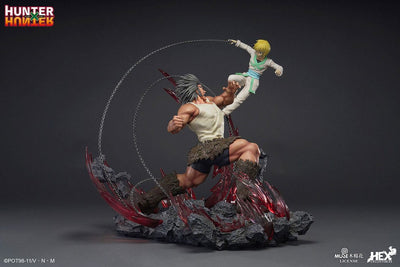 Hunter x Hunter Elite Dynamic Statue 1/6 Kurapika Vs Uvogin 61cm - Scale Statue - HEX Collectibles - Hobby Figures UK
