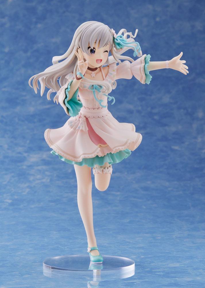 Idolmaster Cinderella Girls PVC Statue 1/7 Hisakwa Hayate O-Ku-Ri-Mo-No Sunday! 21cm - Scale Statue - Plum - Hobby Figures UK