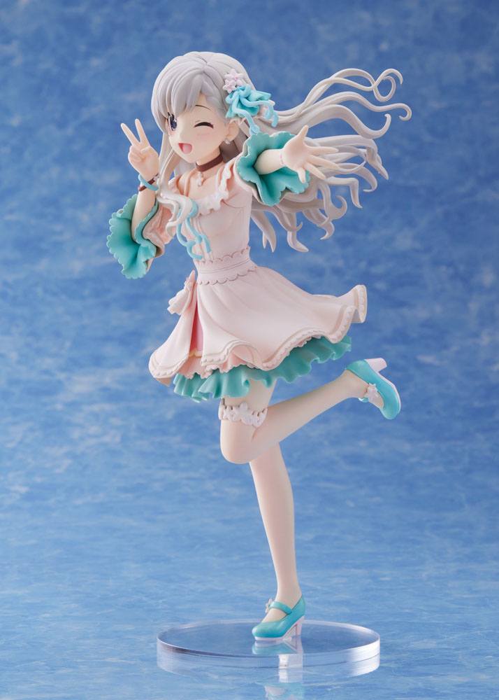Idolmaster Cinderella Girls PVC Statue 1/7 Hisakwa Hayate O-Ku-Ri-Mo-No Sunday! 21cm - Scale Statue - Plum - Hobby Figures UK
