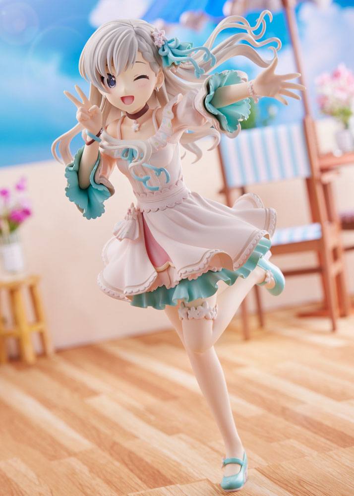 Idolmaster Cinderella Girls PVC Statue 1/7 Hisakwa Hayate O-Ku-Ri-Mo-No Sunday! 21cm - Scale Statue - Plum - Hobby Figures UK