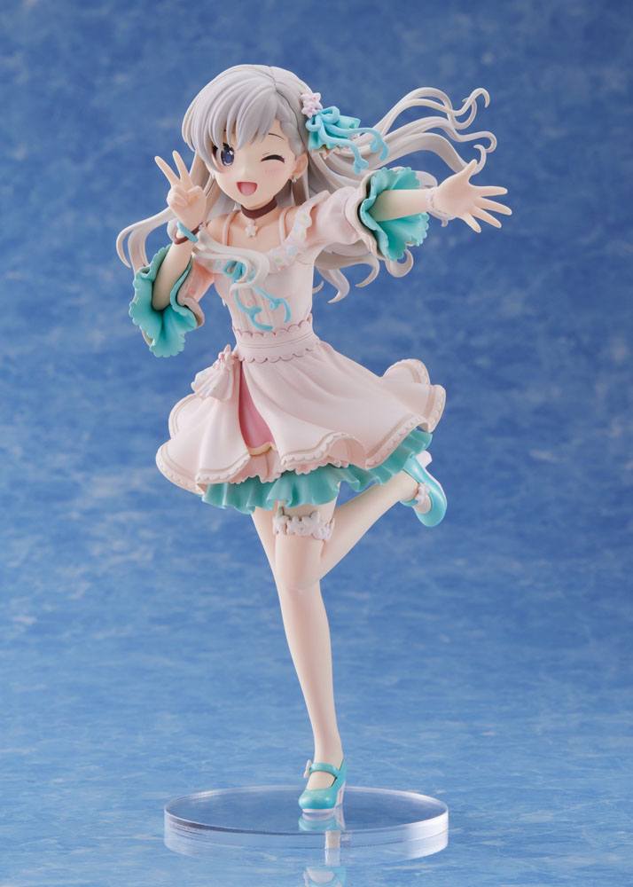 Idolmaster Cinderella Girls PVC Statue 1/7 Hisakwa Hayate O-Ku-Ri-Mo-No Sunday! 21cm - Scale Statue - Plum - Hobby Figures UK