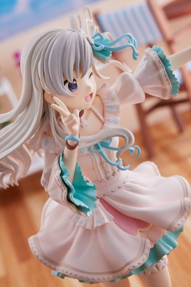 Idolmaster Cinderella Girls PVC Statue 1/7 Hisakwa Hayate O-Ku-Ri-Mo-No Sunday! 21cm - Scale Statue - Plum - Hobby Figures UK