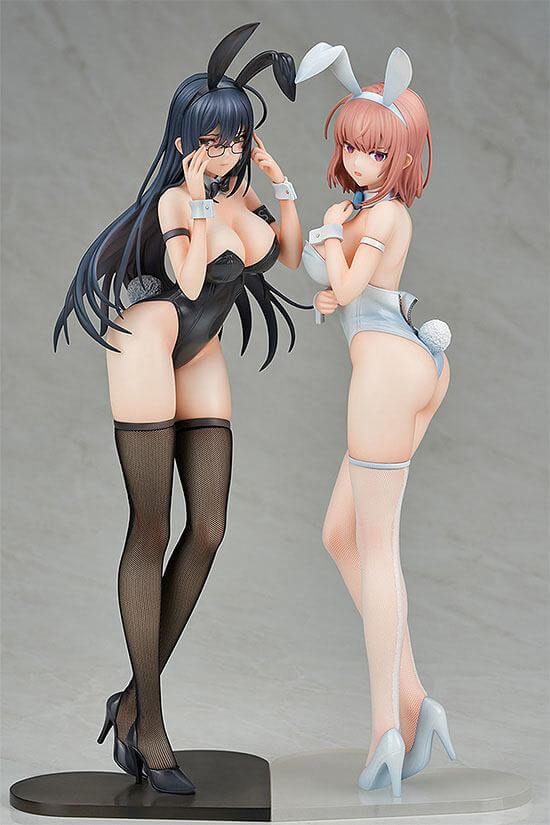 Ikomochi Original Character Statue 1/6 Black Bunny Aoi 31cm - Scale Statue - Ensoutoys - Hobby Figures UK