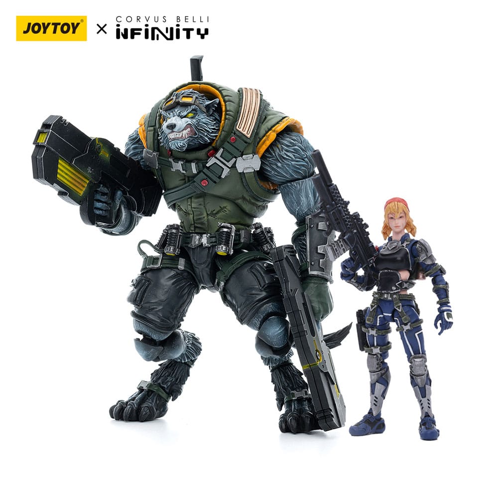 Infinity Action Figures 1/18 Ariadna Equipe Mirage-5 Sergent Duroc & Lieutenant Margot Berthier - Action Figures - Joy Toy (CN) - Hobby Figures UK