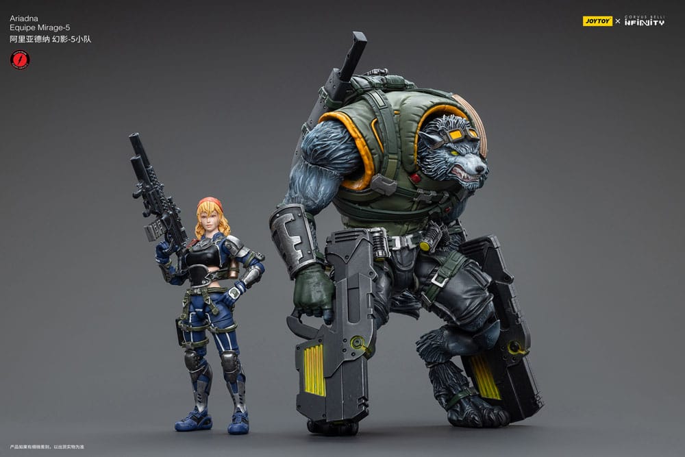 Infinity Action Figures 1/18 Ariadna Equipe Mirage-5 Sergent Duroc & Lieutenant Margot Berthier - Action Figures - Joy Toy (CN) - Hobby Figures UK