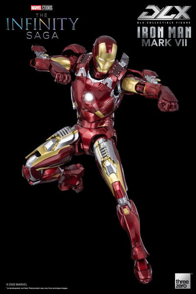 Infinity Saga DLX Action Figure 1/12 Iron Man Mark 7 17cm - Action Figures - ThreeZero - Hobby Figures UK