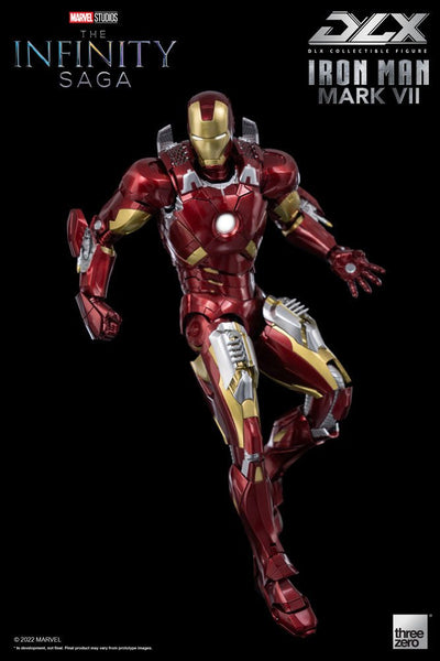 Infinity Saga DLX Action Figure 1/12 Iron Man Mark 7 17cm - Action Figures - ThreeZero - Hobby Figures UK