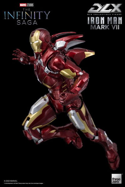 Infinity Saga DLX Action Figure 1/12 Iron Man Mark 7 17cm - Action Figures - ThreeZero - Hobby Figures UK