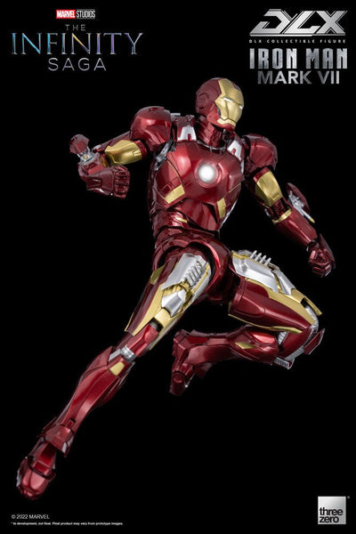 Infinity Saga DLX Action Figure 1/12 Iron Man Mark 7 17cm - Action Figures - ThreeZero - Hobby Figures UK