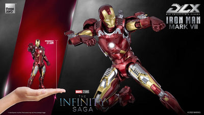 Infinity Saga DLX Action Figure 1/12 Iron Man Mark 7 17cm - Action Figures - ThreeZero - Hobby Figures UK