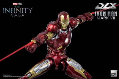 Infinity Saga DLX Action Figure 1/12 Iron Man Mark 7 17cm - Action Figures - ThreeZero - Hobby Figures UK