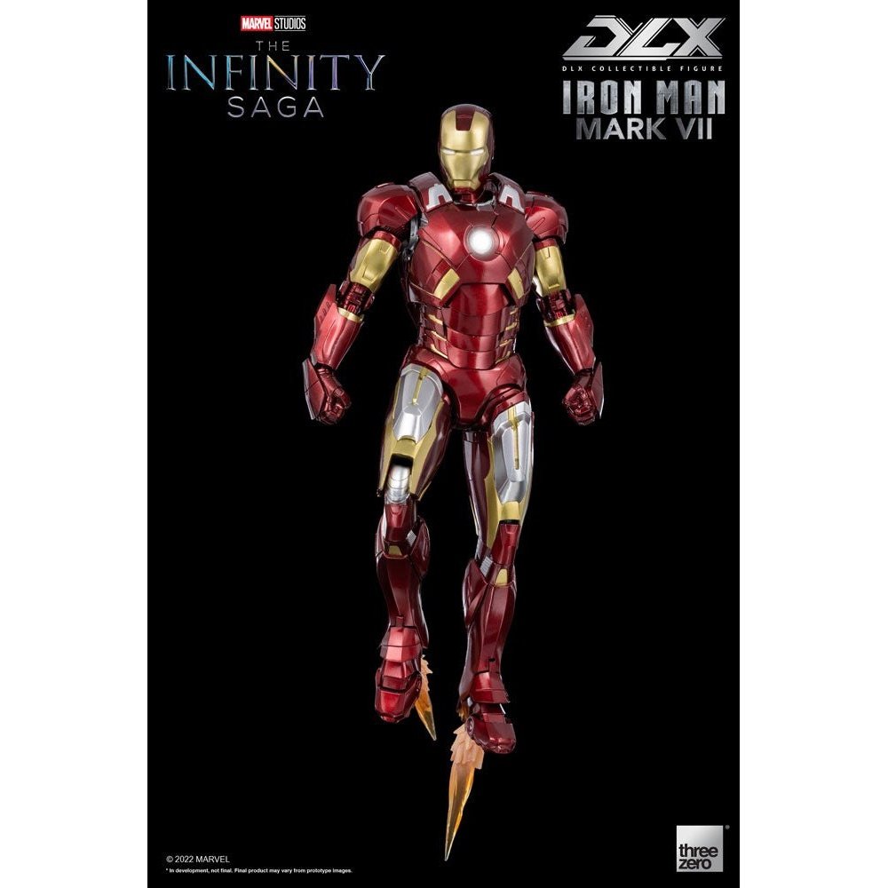 Infinity Saga DLX Action Figure 1/12 Iron Man Mark 7 17cm - Action Figures - ThreeZero - Hobby Figures UK
